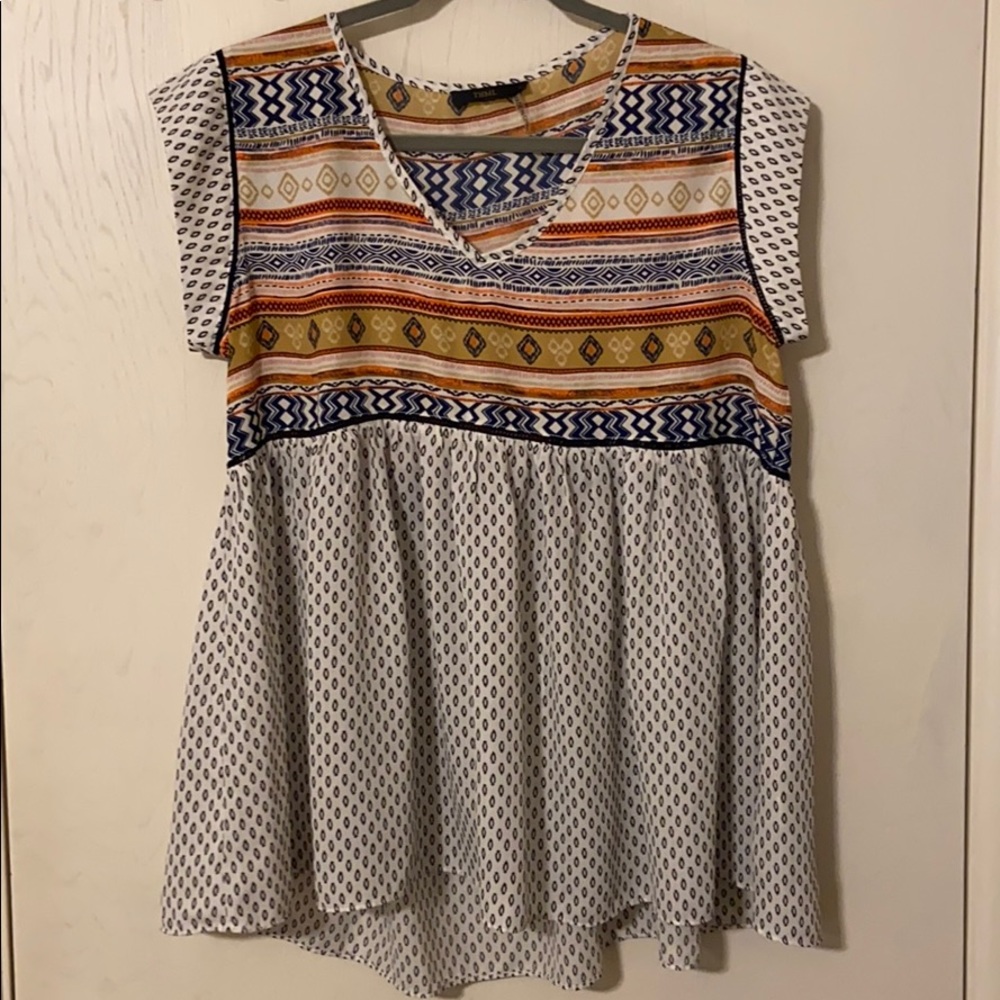 THML short sleeve blouse